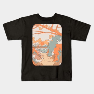 To the autumn beach Kids T-Shirt